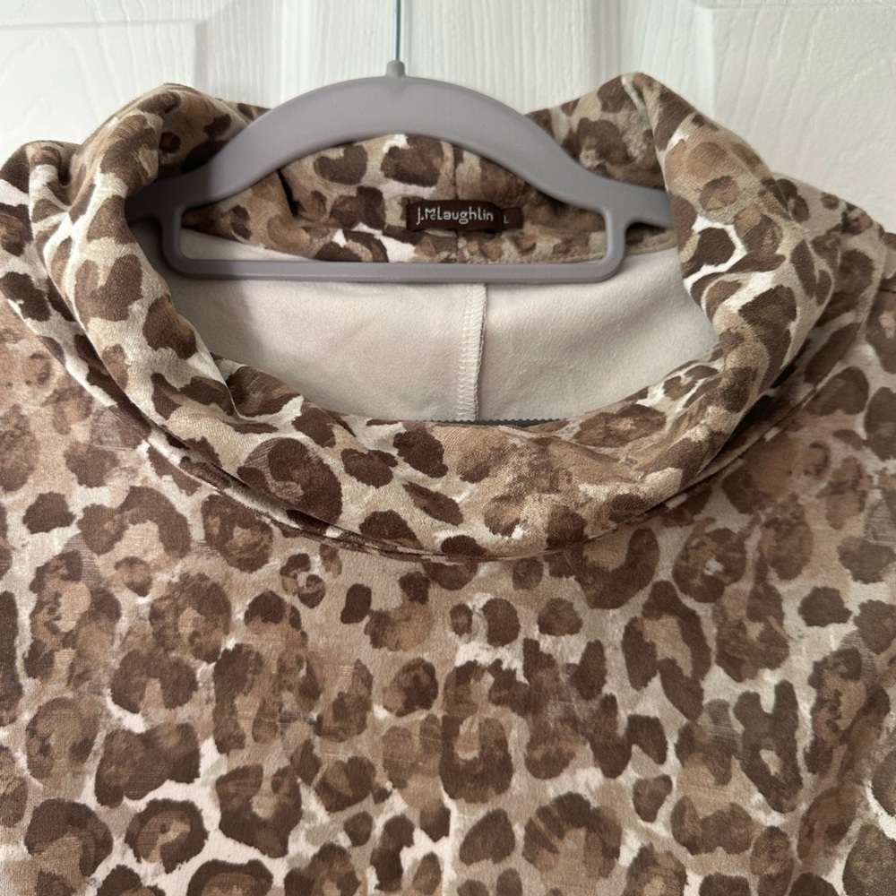 J. McLaughlin Leopard print dress